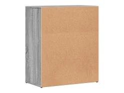 Aparador de madera de ingeniería 2 uds gris Sonoma 60x31x70 cm