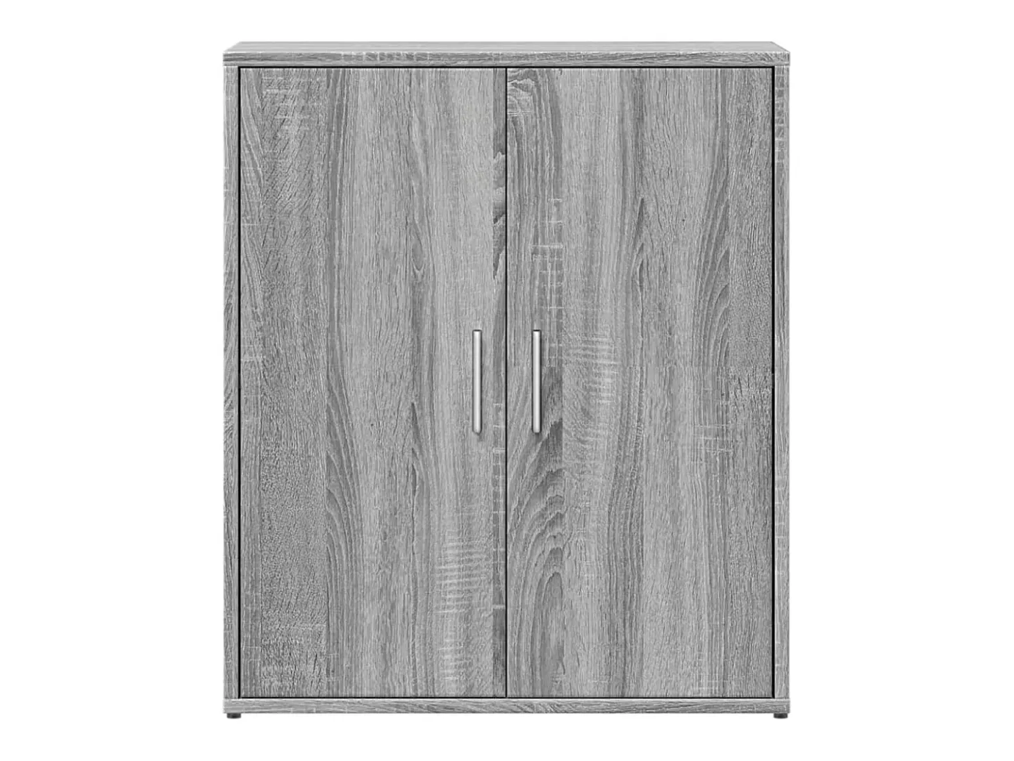 Aparador de madera de ingeniería gris Sonoma 60x31x70 cm ES656405