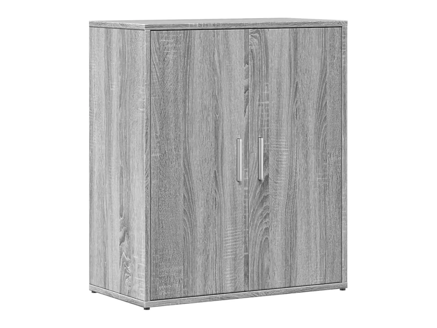 Aparador de madera de ingeniería gris Sonoma 60x31x70 cm ES656405