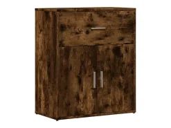 Aparador de madera de ingeniería roble ahumado 60x31x70 cm ES248210
