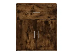 Aparador de madera de ingeniería roble ahumado 60x31x70 cm ES248210