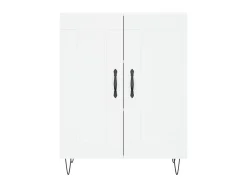 Aparador de madera de ingeniería blanco 69,5x34x90 cm ES68921