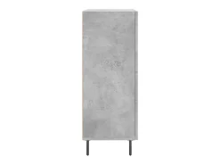 Aparador de madera de ingeniería gris hormigón 69,5x34x90 cm