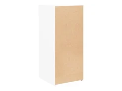 Aparador de madera de ingeniería blanco 40x42,5x93 cm