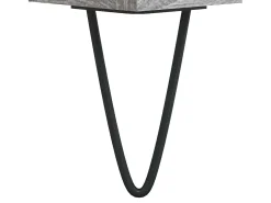 Aparador de madera de ingeniería gris Sonoma 69,5x34x90 cm