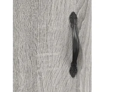 Aparador de madera de ingeniería gris Sonoma 69,5x34x90 cm