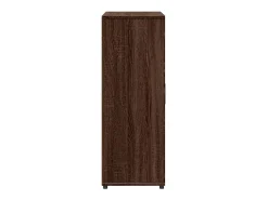 Aparador de madera de ingeniería roble marrón 60x31x84 cm