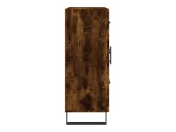 Aparador de madera de ingeniería roble ahumado 69,5x34x90 cm
