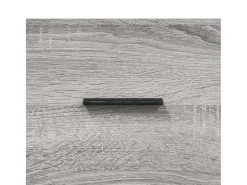 Aparador de madera de ingeniería gris Sonoma 69,5x34x90 cm