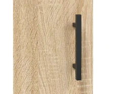 Aparador de madera de ingeniería roble Sonoma 69,5x34x90 cm