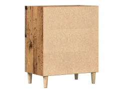 Aparador de madera de ingeniería envejecida 57x35x75 cm