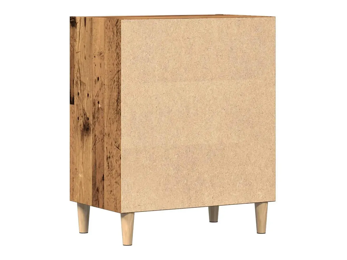 Aparador de madera de ingeniería envejecida 57x35x75 cm