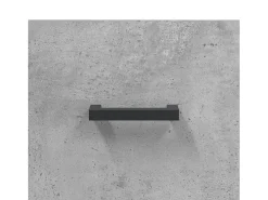 Aparador de madera de ingeniería gris hormigón 100x36x60 cm