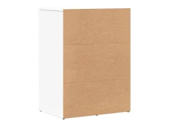 Aparador de madera de ingeniería blanco 59x39x80 cm