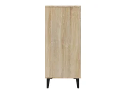 Aparador de madera de ingeniería roble Sonoma 90x34x80 cm