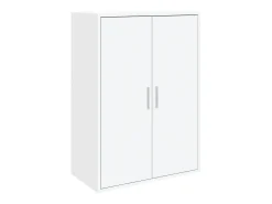 Aparador de madera de ingeniería blanco 60x31x84 cm ES296919