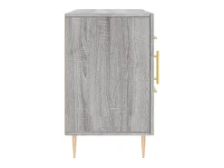 Aparador de madera de ingeniería gris Sonoma 100x36x60 cm