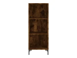 Aparador de madera de ingeniería roble ahumado 34,5x32,5x90 cm