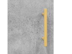 Aparador de madera de ingeniería gris hormigón 100x36x60 cm