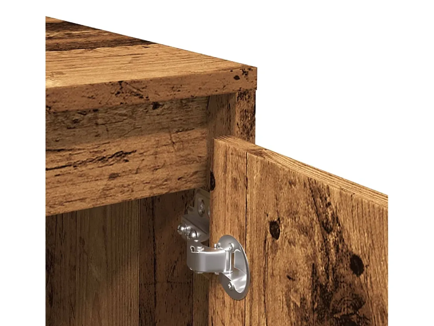 Aparador de madera de ingeniería envejecida 102x33x75 cm