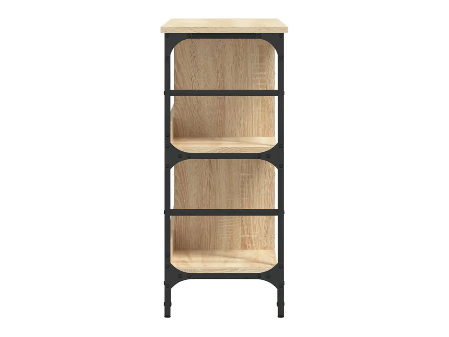 Aparador de madera de ingeniería roble Sonoma 102x32x73,5 cm ES167426