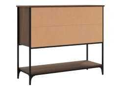 Aparador de madera de ingeniería marrón roble 100x36x85 cm