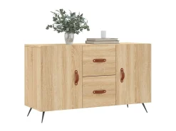 Aparador de madera de ingeniería roble Sonoma 100x36x60 cm ES57966
