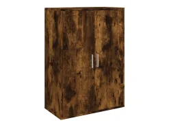 Aparador de madera de ingeniería roble ahumado 60x31x84 cm