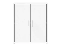 Aparador de madera de ingeniería 2 uds blanco 60x31x70 cm ES430821