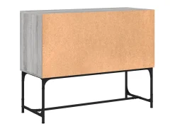 Aparador de madera de ingeniería gris Sonoma 100x40x79,5 cm