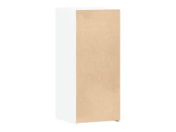 Aparador de madera de ingeniería blanco 40x42,5x93 cm