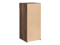 Aparador de madera de ingeniería roble marrón 40x42,5x93 cm