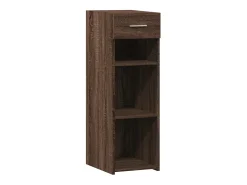 Aparador de madera de ingeniería roble marrón 40x42,5x93 cm