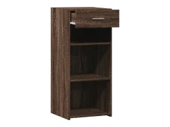 Aparador de madera de ingeniería roble marrón 40x42,5x93 cm