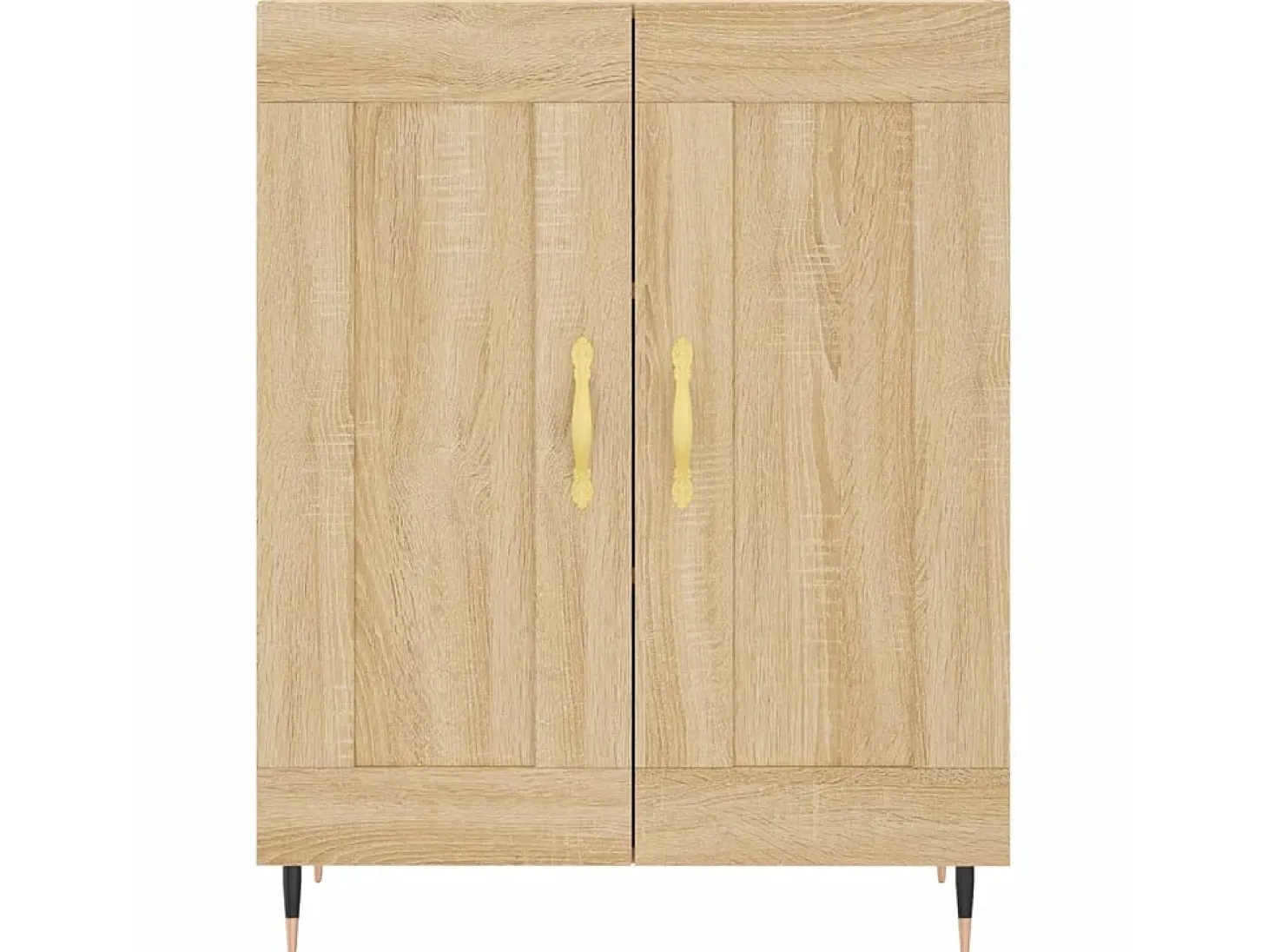 Aparador de madera de ingeniería roble Sonoma 69,5x34x90 cm ES32499