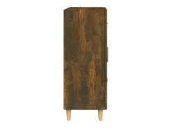 Aparador de madera de ingeniería roble ahumado 69,5x34x90 cm