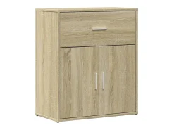 Aparador de madera de ingeniería 2 uds roble Sonoma 60x31x70 cm ES721594