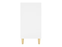 Aparador de madera de ingeniería blanco 103,5x35x70 cm ES29743