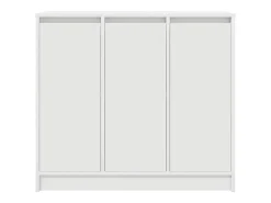 Aparador de madera de ingeniería blanco 85x34x76 cm