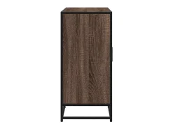 Aparador de madera de ingeniería marrón roble 92x35x76 cm