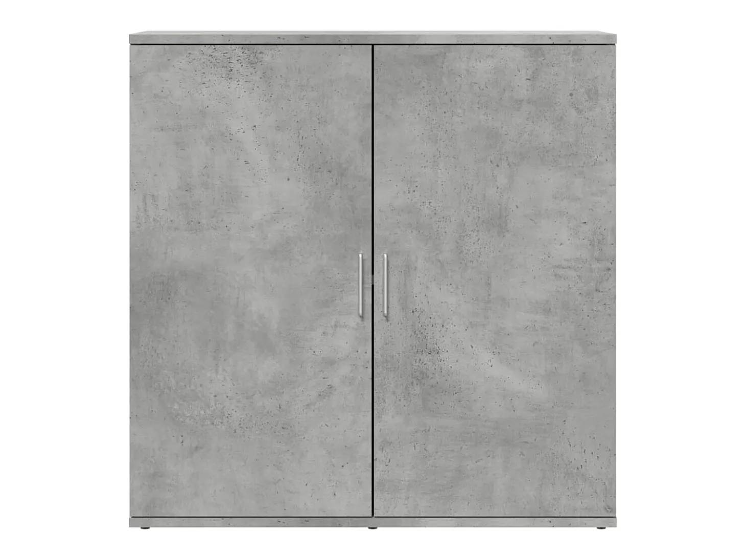 Aparador de madera de ingeniería gris hormigón 79x38x80 cm ES242408