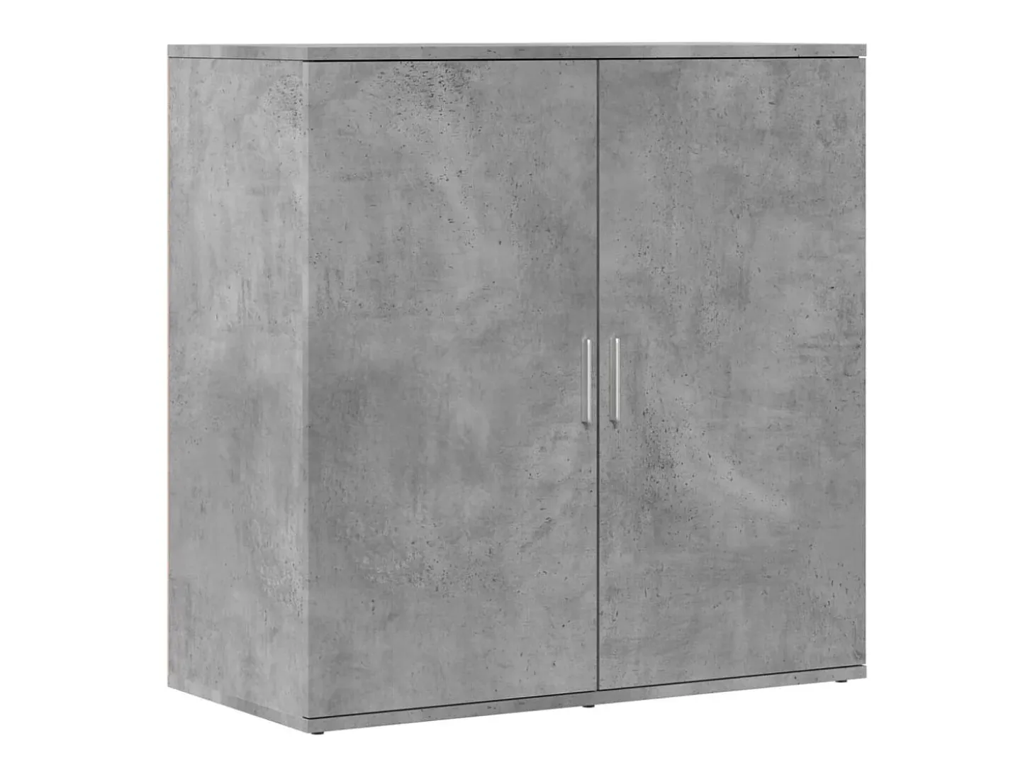 Aparador de madera de ingeniería gris hormigón 79x38x80 cm ES242408