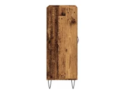 Aparador de madera de ingeniería envejecida 69,5x34x90 cm