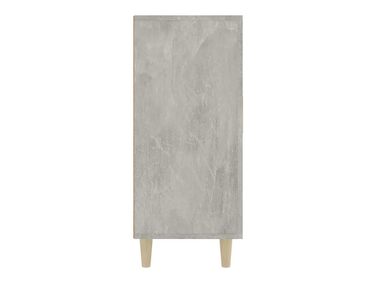 Aparador de madera de ingeniería gris hormigón 90x34x80 cm