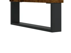 Aparador de madera de ingeniería roble ahumado 69,5x34x90 cm