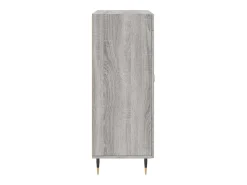Aparador de madera de ingeniería gris Sonoma 69,5x34x90 cm