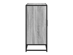 Aparador de madera de ingeniería gris Sonoma 92x35x76 cm