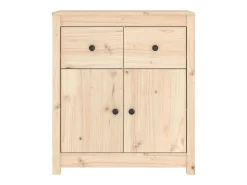 Aparador de madera maciza de pino 70x35x80 cm