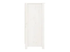 Aparador de madera maciza de pino blanco 40x35x80 cm