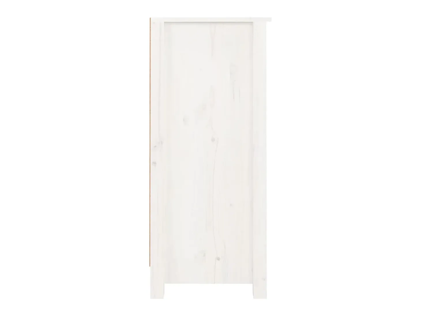 Aparador de madera maciza de pino blanco 40x35x80 cm